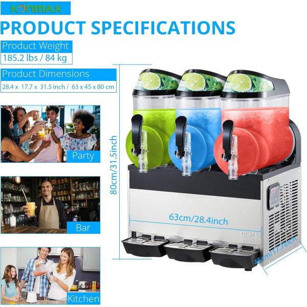Frozen Drink Slushy Machine For Restaurant Food Shop Slush Slushie Machine Slush