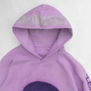 Custom Puff Printing Hoodies Flared Stacked Sweatsuits Mens Hoodie