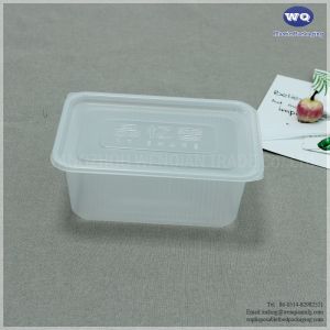 Clear Bento Lunch Boxes With Lids -Microwave Recyclable Food Containers-Food