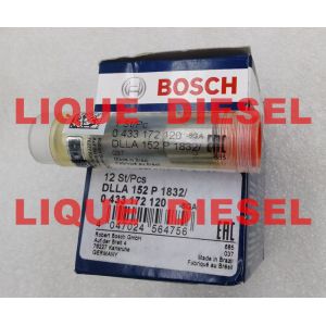 Quality BOSCH Genuine Nozzle 0433172120 , DLLA152P1832 , 0 433 172 120 , DLLA 152 P 1832 for sale