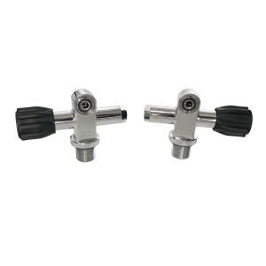 DIN/YOKE tank valve for minifold tank valve