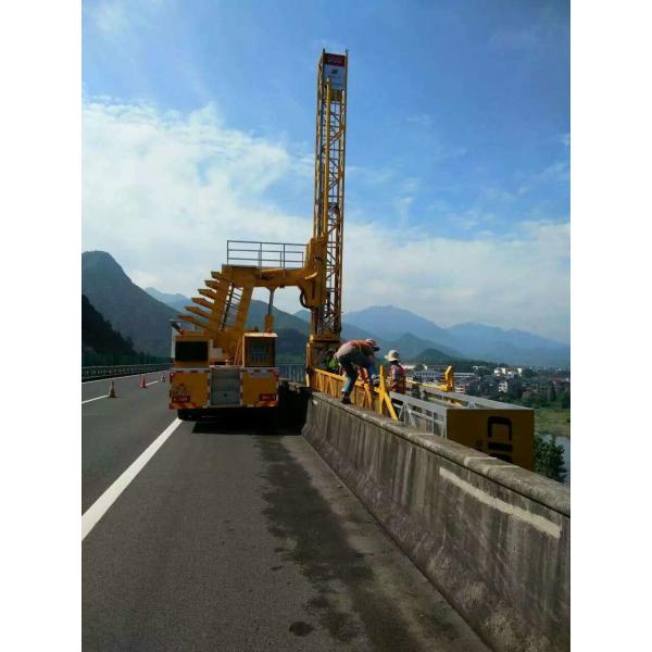 Buy 4 Axles Platform 22m Under Bridge Inspection Vehicle Euro III / IV FAW Chassis at wholesale prices