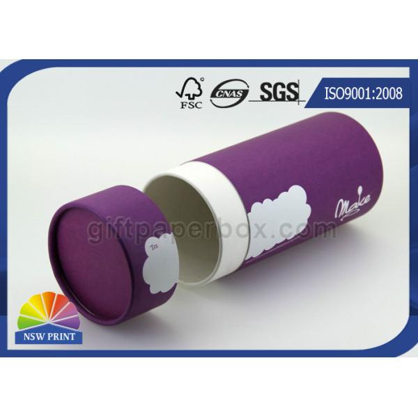 Buy Custom Paperboard Paper Packaging Tube , Fancy Round Paper Can Container at wholesale prices