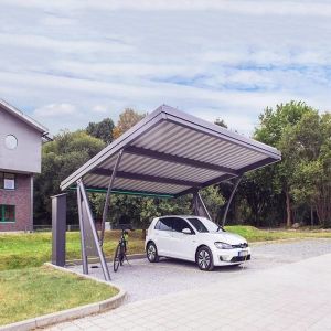 On / Off Grid Solar Carport Systems With metal roofing sheet solar bracket solar
