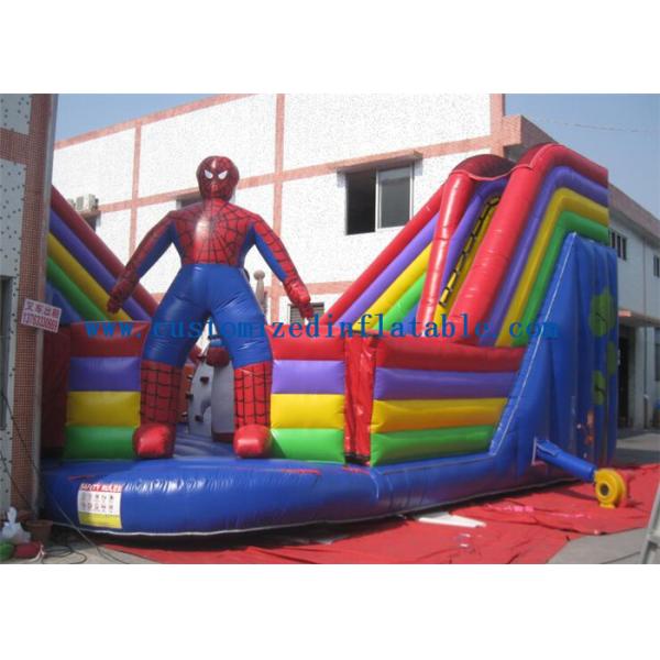 Attractive Cathetus Soft Inflatable Amusement Park / Inflatable Bouncer Slide Equipment