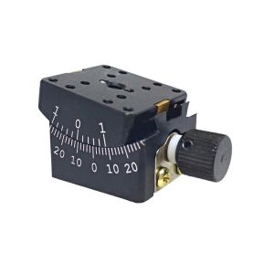 Small Miniature Goniometer Table 25mm X 25mm With Worm Gear