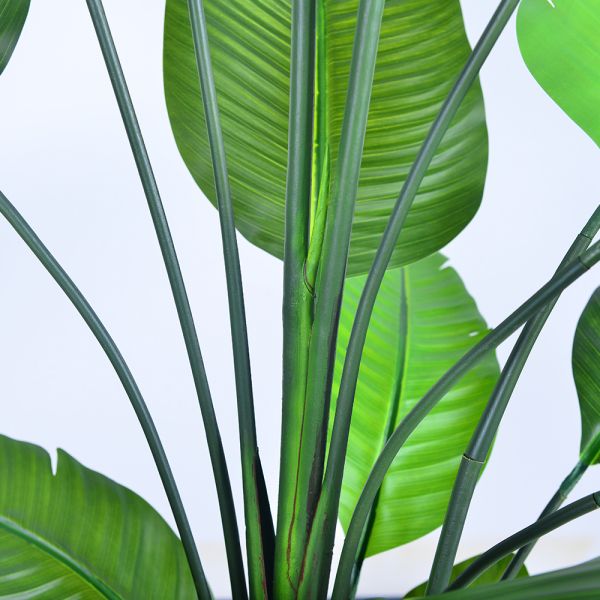 Wholesale Artificial Plants Palm Tree & Birds of Paradise - Model K Traveler's Palm 5.2ft-8.2ft | Haihong Factory Direct | Large Tropical Artificial