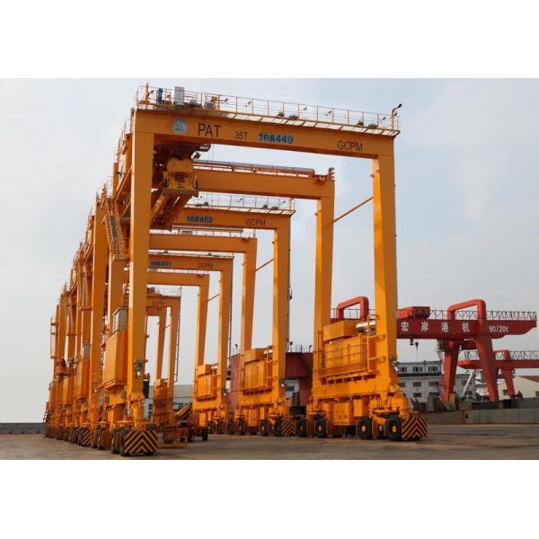 RTG Rubber Tyre Container Gantry Crane 20 T 25 T For Port