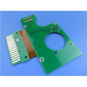 Double Sided Rigid-flex PCBs Built on Tg170 FR-4 and Polyimide With Hot Air