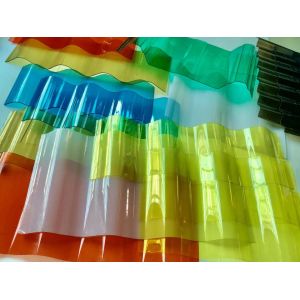1000mm Width Clear Roofing Sheets Lighting Impact Resistance Roof Tiles