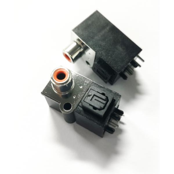Buy AV-GQ-R004 Optical Reciever Toslink JackConnector Female Vertical Socket Transmitting / Receiving End) for Audio PCB at wholesale prices