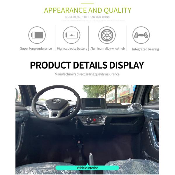 Small Size 1500kw Motor Integrated Front Axle Electric Car for Short Range City Travel