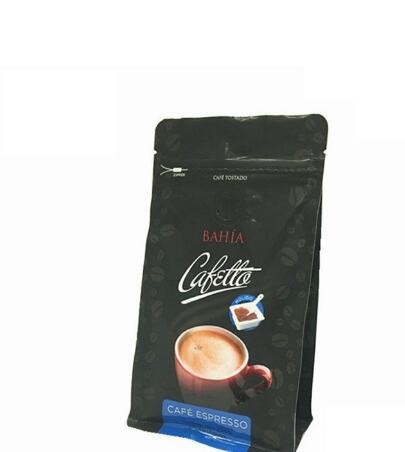 Flat Bottom Gusset Custom Printed Aluminum Foil Coffee Bean Bags Wholesale