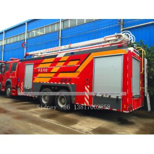 Sinotruk Howo 6X4 Fire Brigade Truck For Oil And Gas Depot