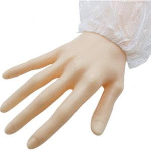 Waterproof Disposable Arm Sleeves With Elastic End / Protective Oversleeves Arm