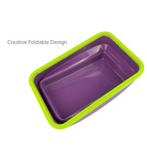 Pop-Up and Foldaway Design Retractable Multi-purpose Fruit Bowl Canister for