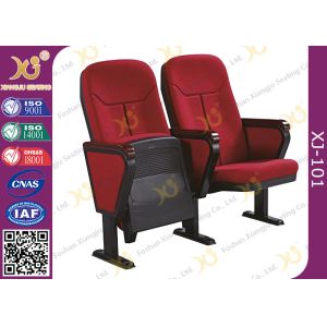 560mm Center Distance Fabric Cushion Auditorium Chairs Meeting Room