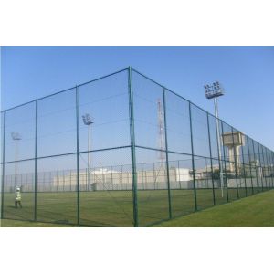 PVC Chain Link Fence for Tennis Soccer Field Court Yard and Garden