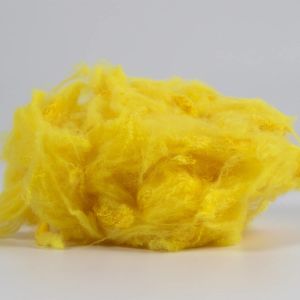 Virgin Polyester Staple Fiber Nonwoven Carpet 3Dx64mm Recycled