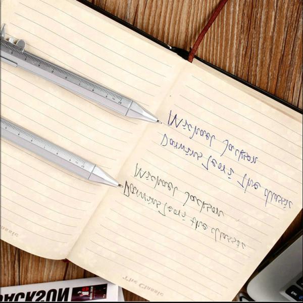 Office School Pen 2021 Multifunction Vernier Caliper Roller Ball Pen Stationery Ball-Point