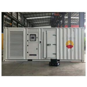 China 1MW 1250kva Soundproof Perkins Diesel Generator Containerized With Engine 4008TAG2A on sale