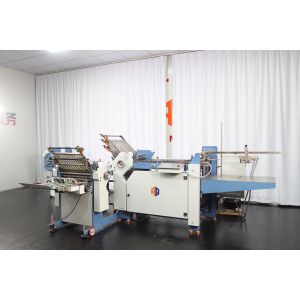 Large Size Cross Fold Paper Folding Machine With CE Approval Leaflet Paper