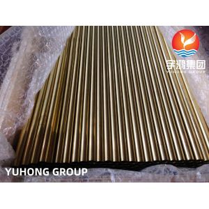 ASTM B111 C68700 / CuZn20Al2 / CW307G Aluminium Brass Copper Alloy Tube