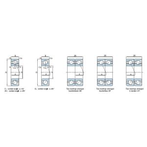 Single Row 7300 Precision Angular Contact Bearings