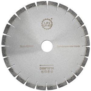 High Frequency Brazed Diamond Cutting Segment Saw Blade D350mm for Porcelain
