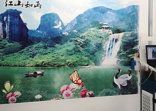 Buy 720x720DPL TECO Motor Vertical Wall Painting Machine at wholesale prices