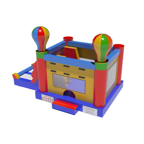 Buy Hot Air Balloon Theme Commercial Inflatable Small Jumping Castle at wholesale prices