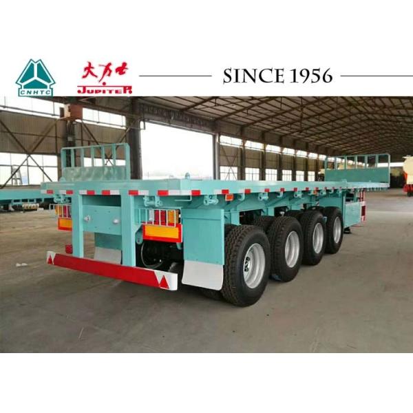 Buy 4 Axle 40Ft Flatbed Trailer For Container Transport at wholesale prices