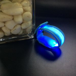 LED fiber cloth wrist strap,bracelet, movement, cheer, light band