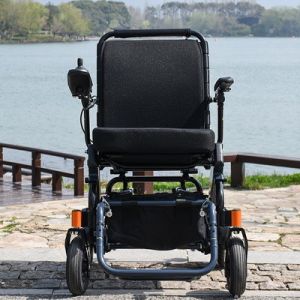 Lithium Battery Electric Wheelchair Portable Folding Lightweight