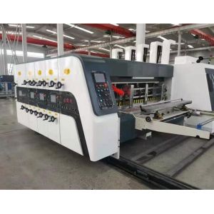 Flexo Printer Slot Die Cut Carton Box Manufacturing Machine Computerized