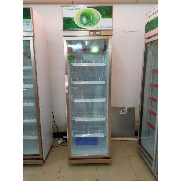 400L Commercial Beverage Cooler / Drink Refrigerator Glass Door Single