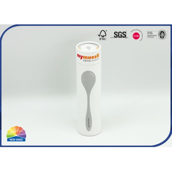 Buy FSC Spoons Cardboard Packaging Tubes Matte Lamination at wholesale prices