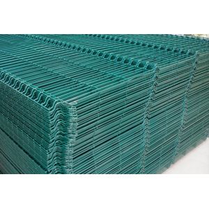 Four Curved Welded Wire Mesh Panel 50X100mm Galvanized Security Fence