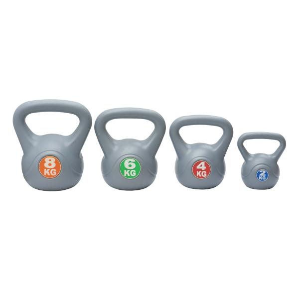 Crossfit Cement Painting Fitness Equipment Kettlebells Plastic Kettlebell