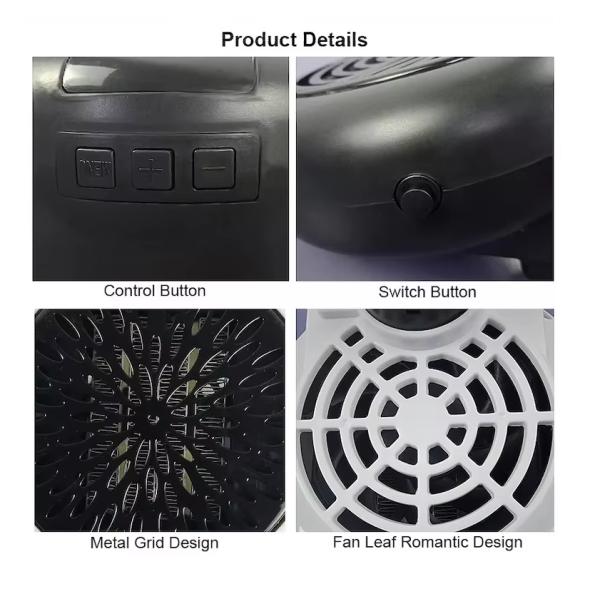 Electric Desktop Portable Air Heater 3S Fast Heating Warm Fan for Winter Home Bathroom