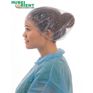 China Disposable Round Polythene Surgical Bouffant Caps on sale
