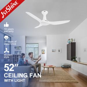 China DC Motor 52 Inch ABS Blade Ceiling Fan with LED Light and Energy Saving Function on sale