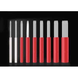 Quality 0.35MM SS Stainless Steel Microblading Manual Eyebrow Tattoo Needle for sale