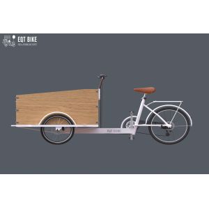Multifunctional 3 Wheel Disc Brake Dutch Cargo Bicycle 150kg Load