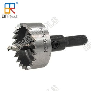 BMR TOOLS Industrial 30mm HSS/Co Hole Saw Cutter for Stainless Steel Plate Hole Drilling