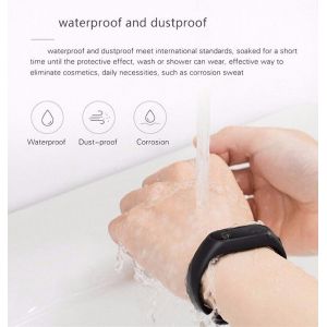 Low Power Consumption Smart Bluetooth Activity Bracelet 0.87 Inch Button / APP
