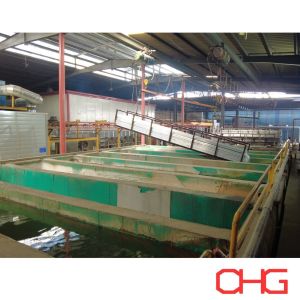 China Hardware Electrostatic Spraying Equipment Dipping Pretreatment For Aluminum Profiles on sale