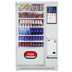 Snacks and Drinks and Hot Fresh Ground Coffee Vendlife Vending Machine