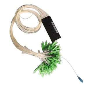 FTTH Fiber Optic ABS Box APC Upc Sc PLC Splitter for in Fiber Patch Cord