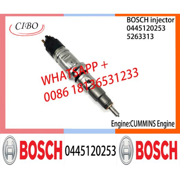 BOSCH 0445120253 5263313 Neutral Fuel Injector Assembly 0445120253 5263313 For CUMMINS
